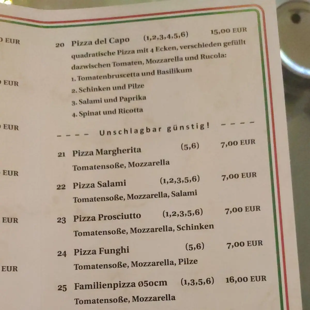Speisekarte photo 5