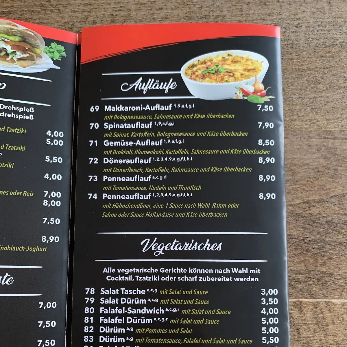 Speisekarte photo 6