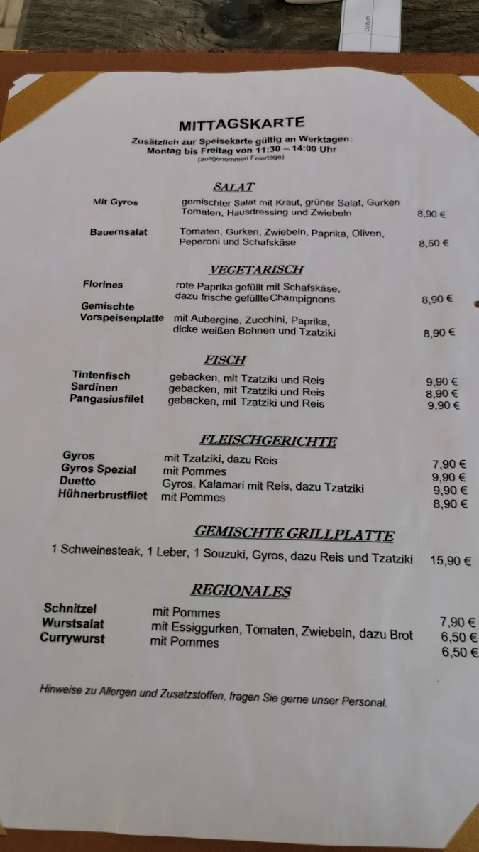 Speisekarte photo 6