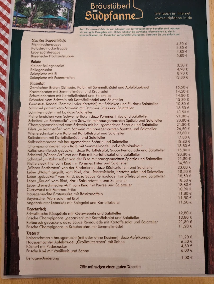 Speisekarte photo 2