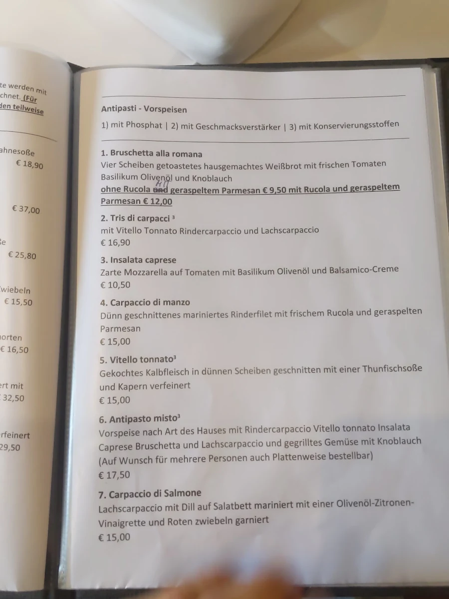 Speisekarte photo 3