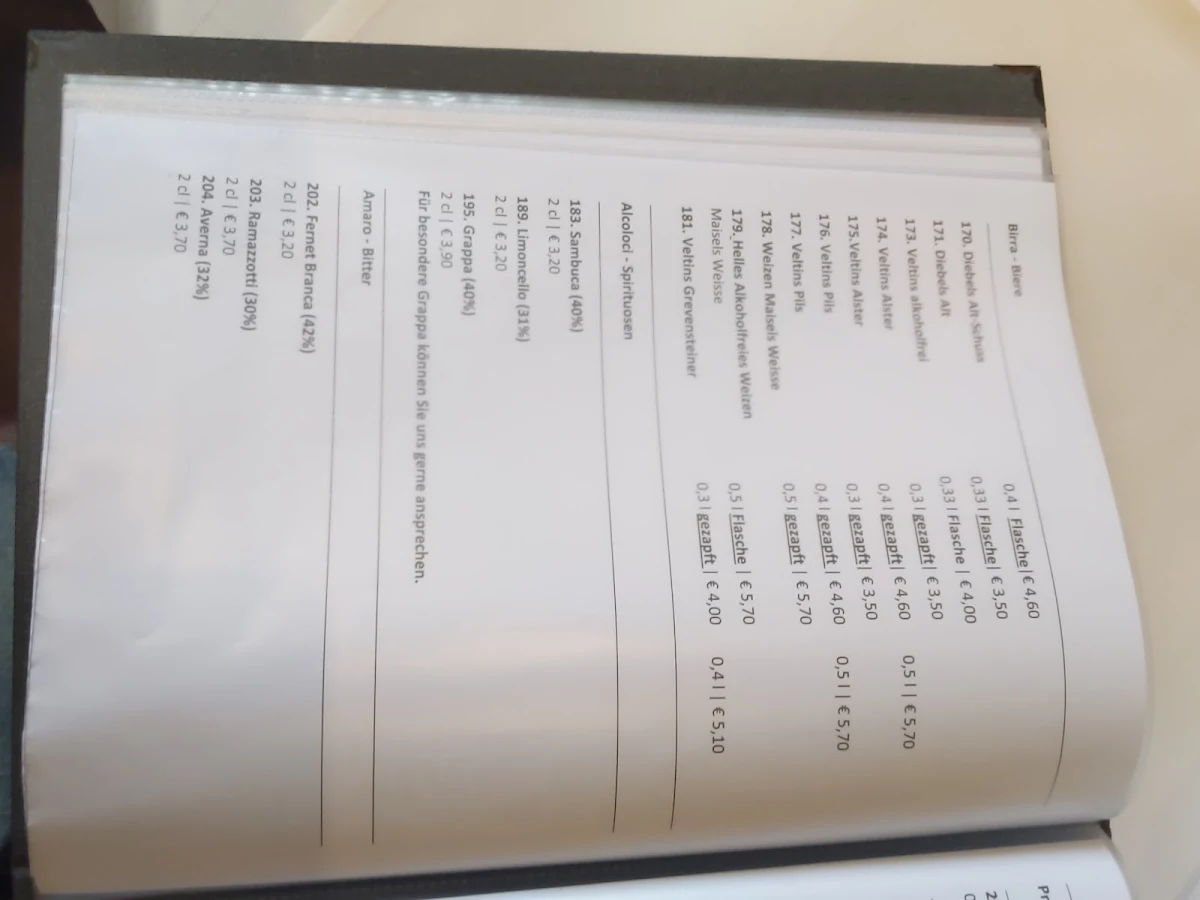Speisekarte photo 6