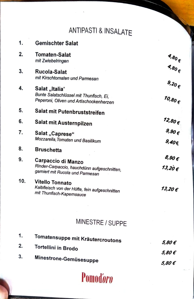 Speisekarte photo 2