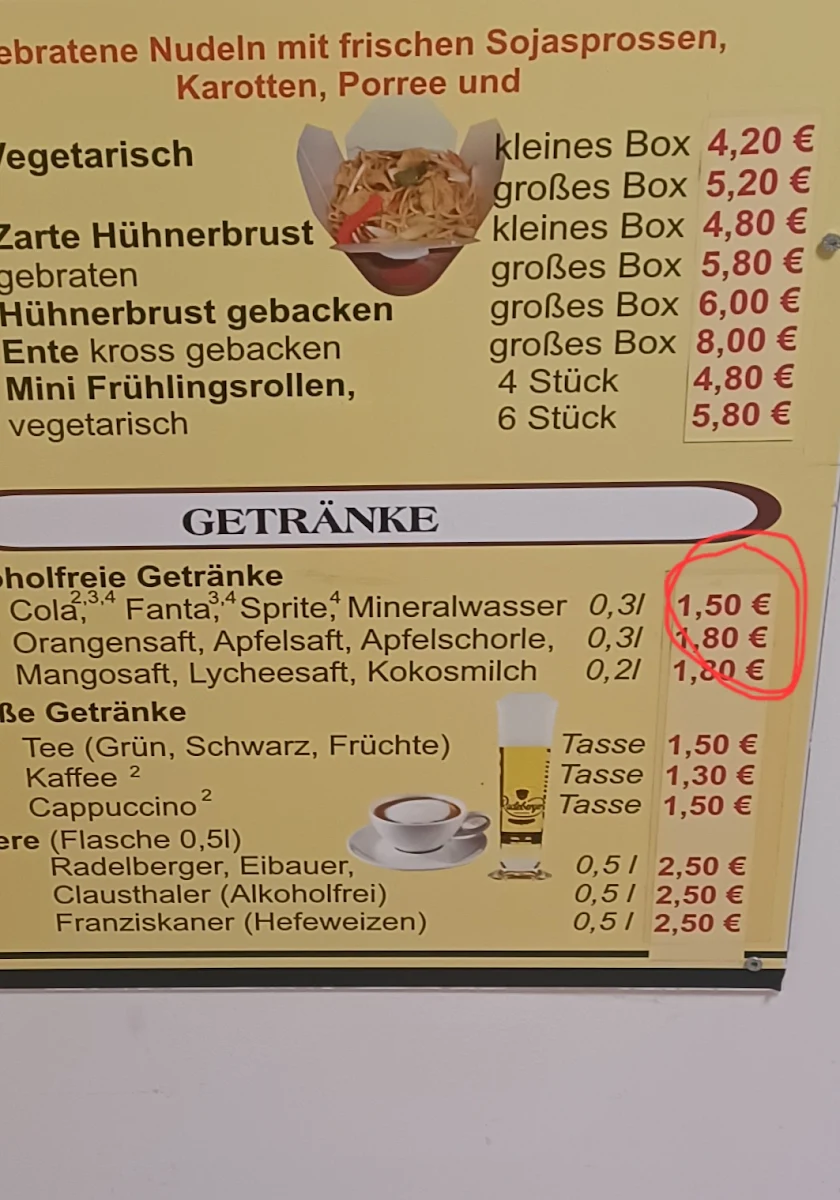 Speisekarte photo 3
