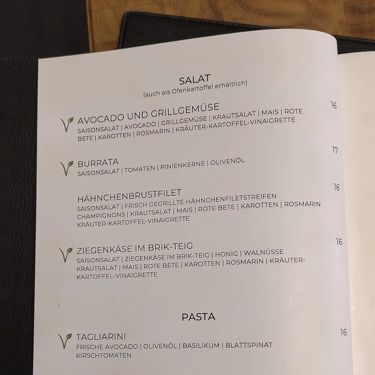 Speisekarte photo 2