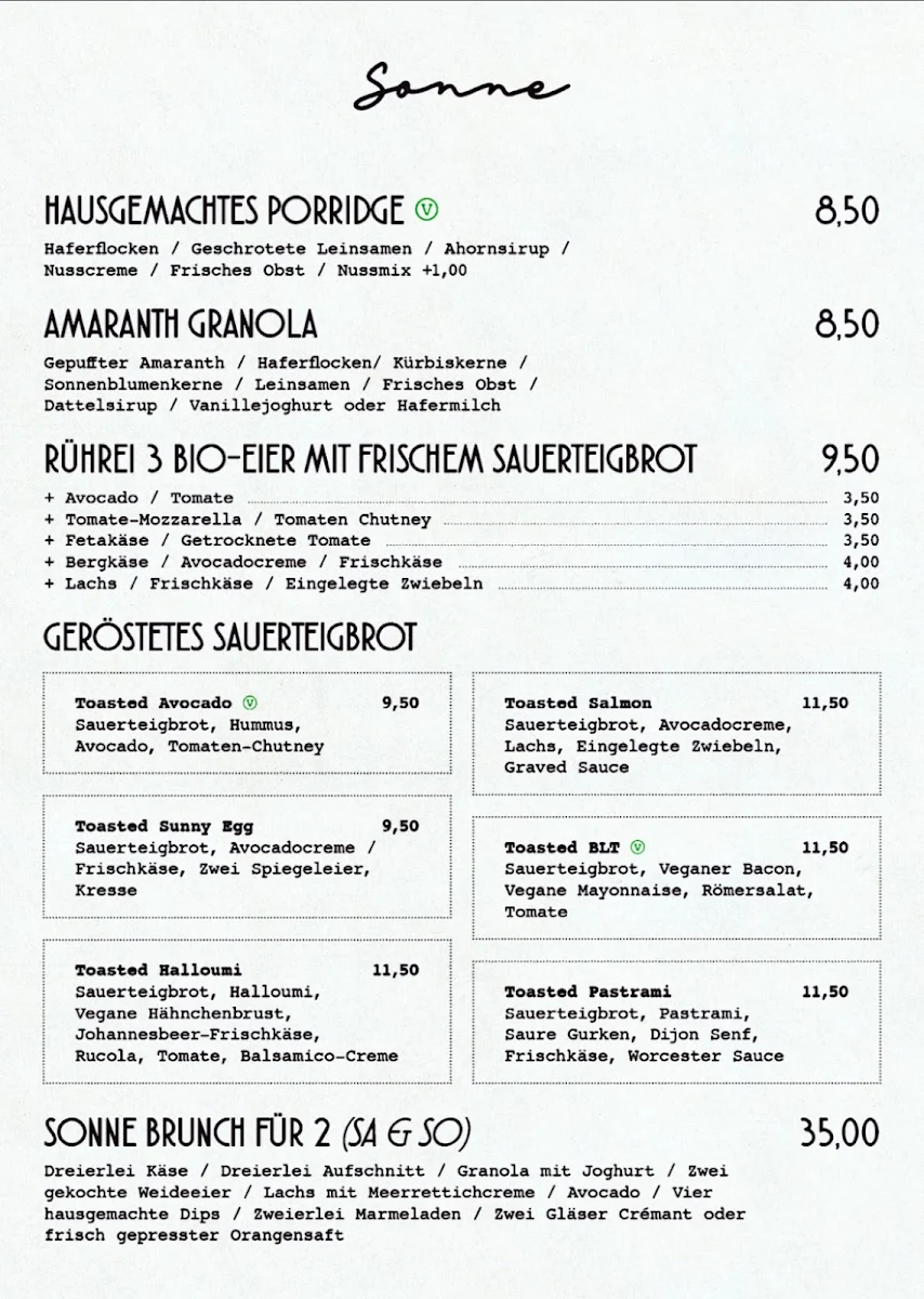 Speisekarte photo 2