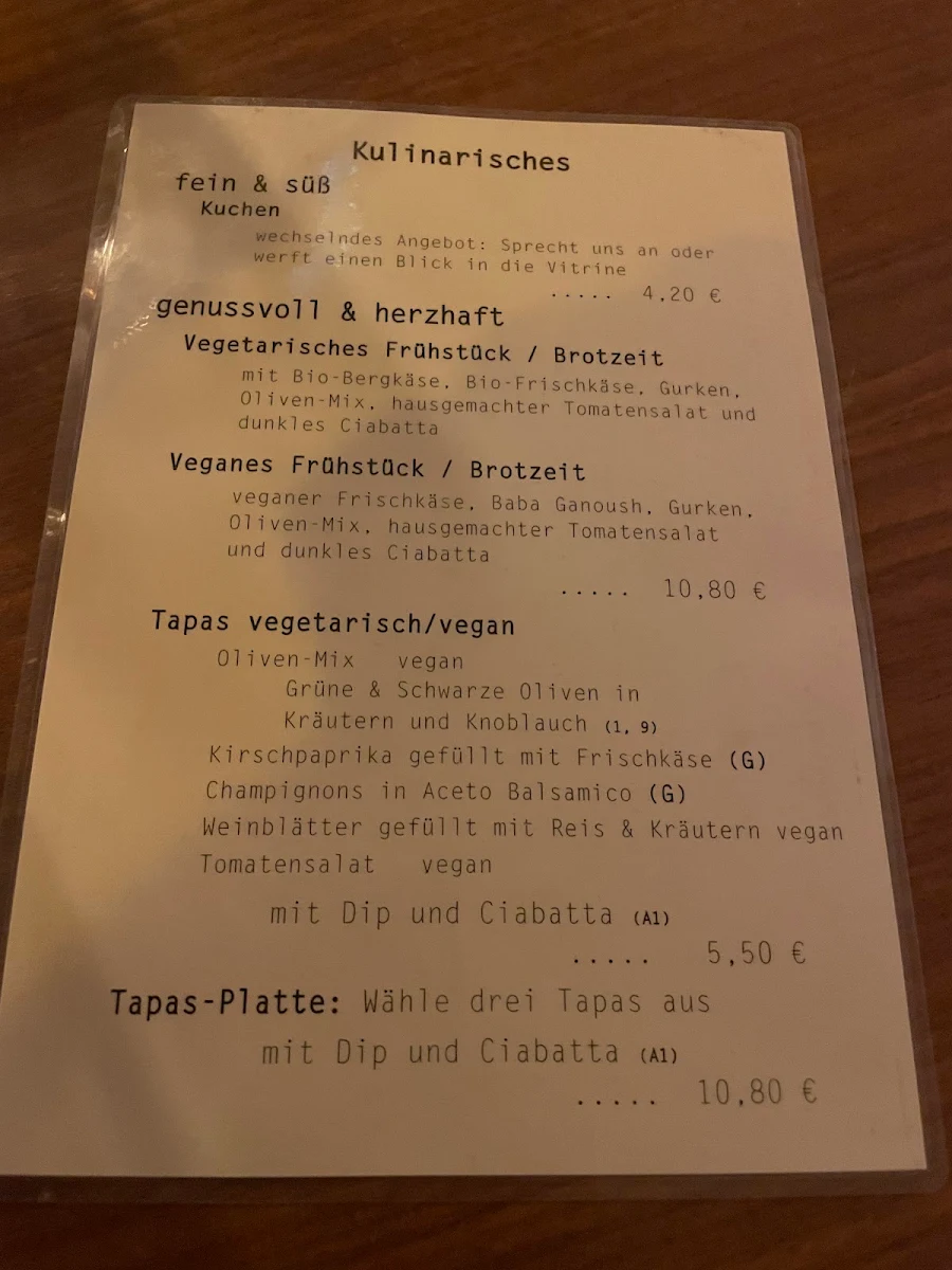 Speisekarte photo 2