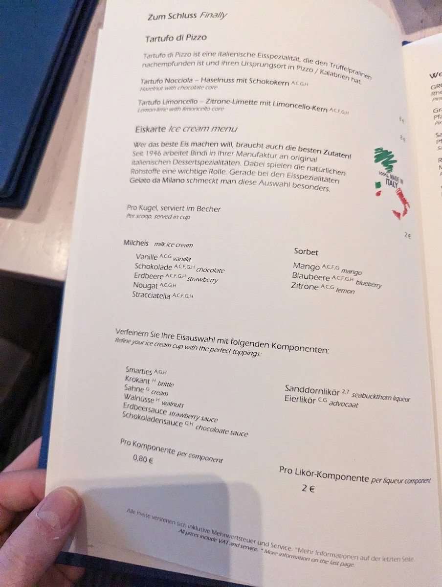Speisekarte photo 2