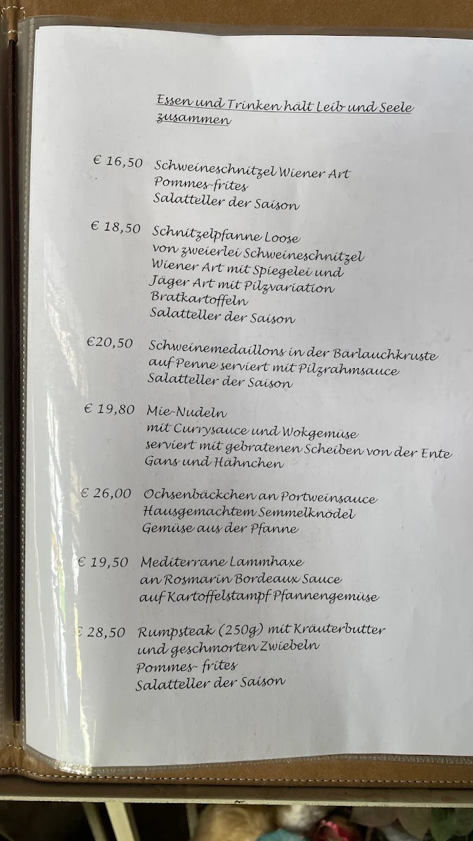 Speisekarte photo 1