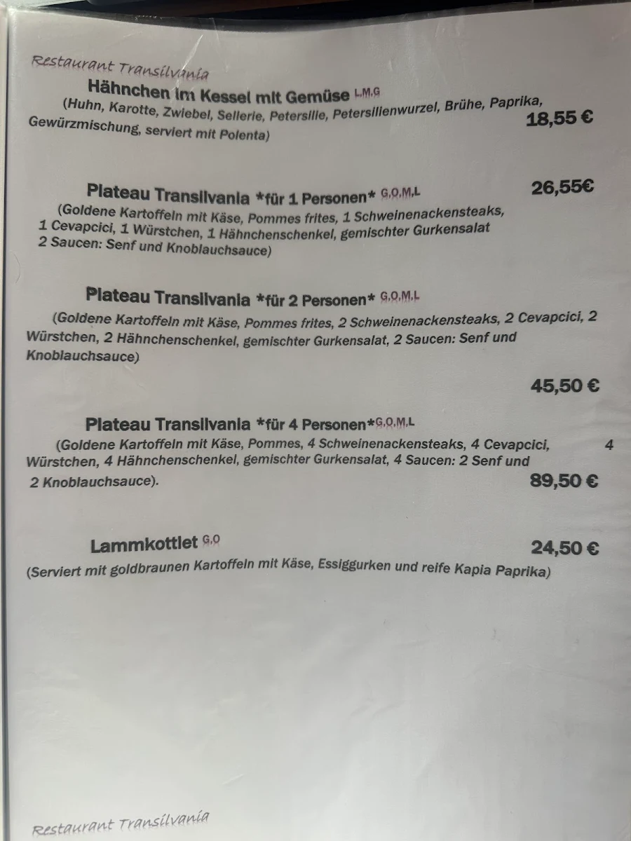 Speisekarte photo 3