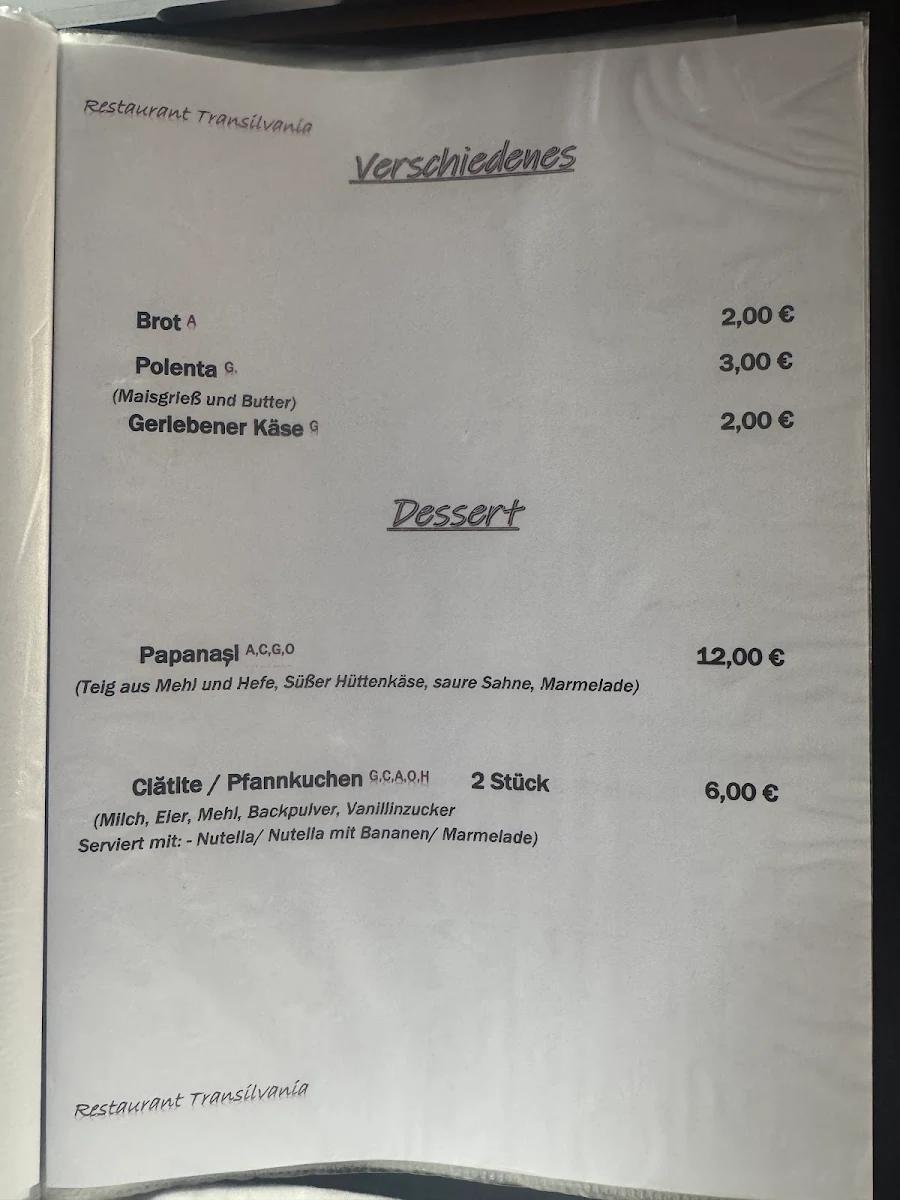 Speisekarte photo 4
