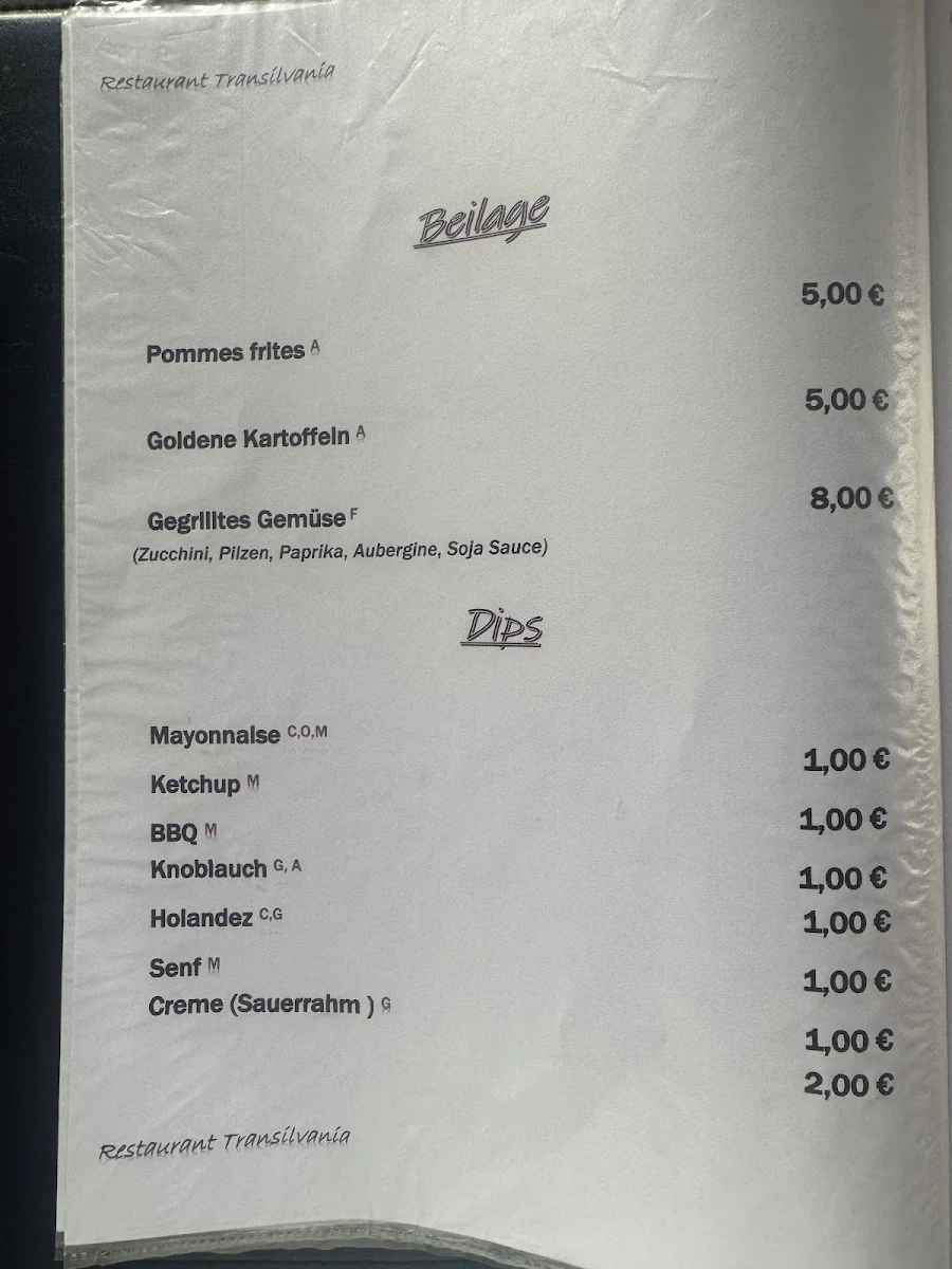 Speisekarte photo 5