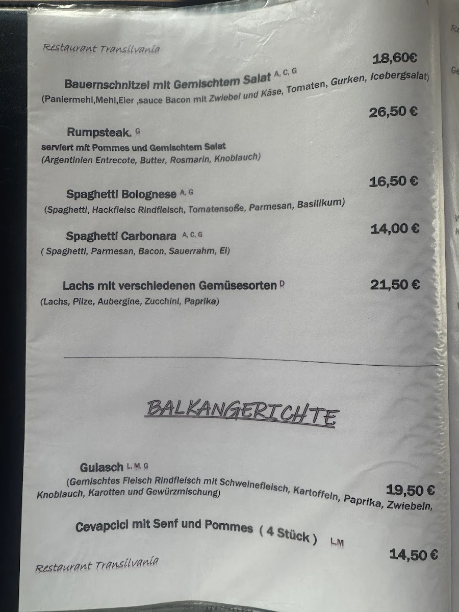 Speisekarte photo 6