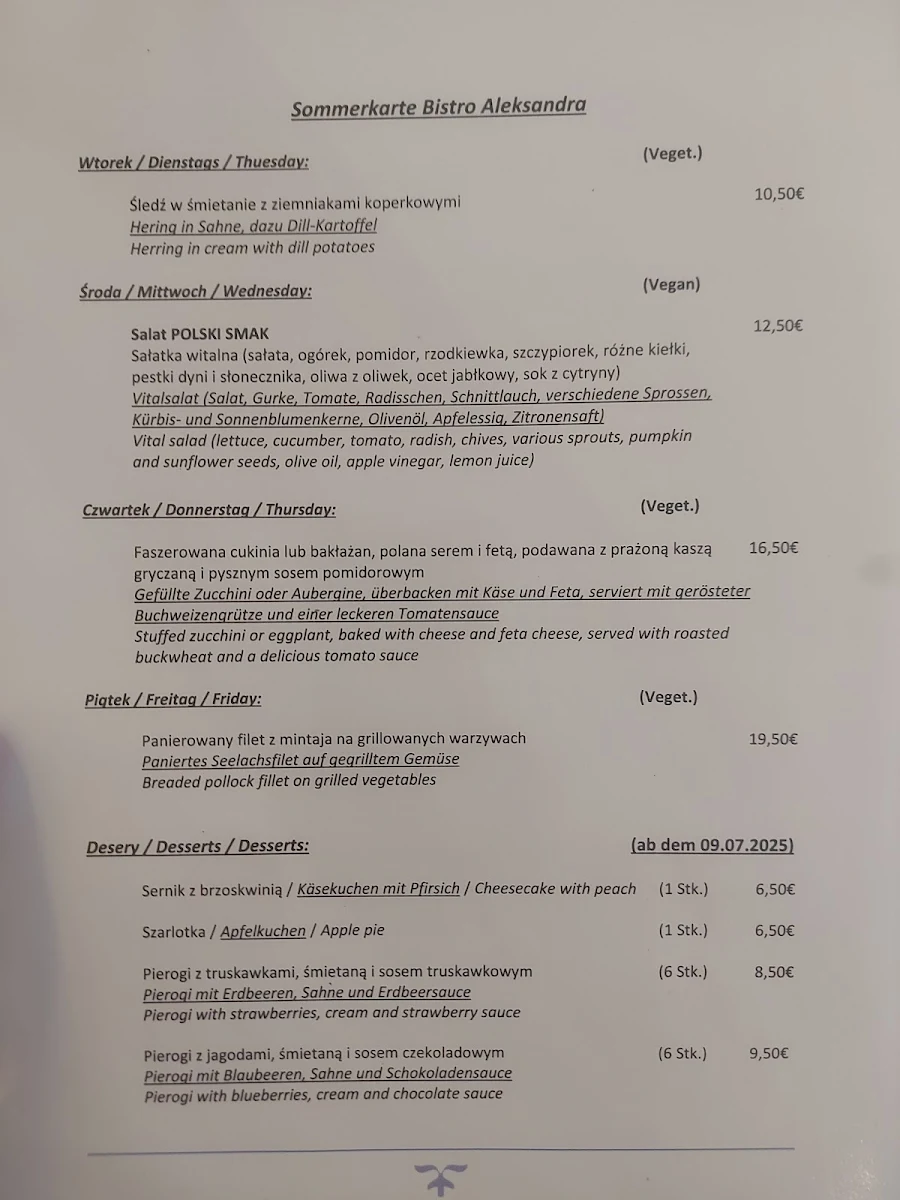 Speisekarte photo 2
