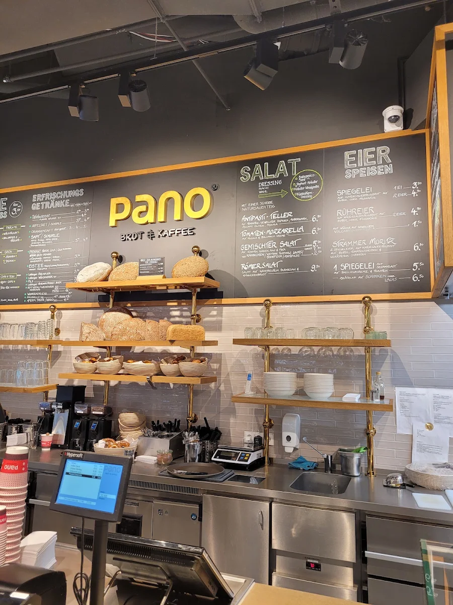 Speisekarte, PANO - Brot & Kaffee
