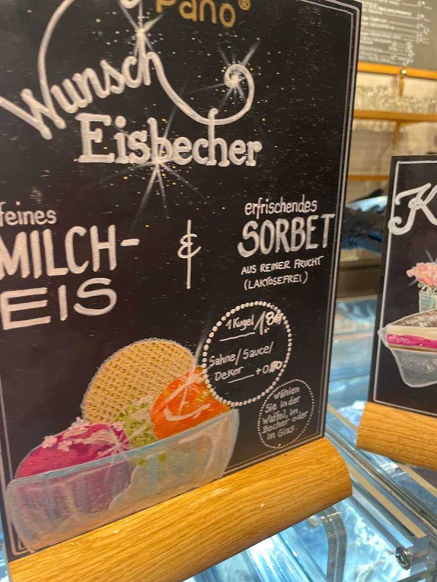 Speisekarte, PANO - Brot & Kaffee