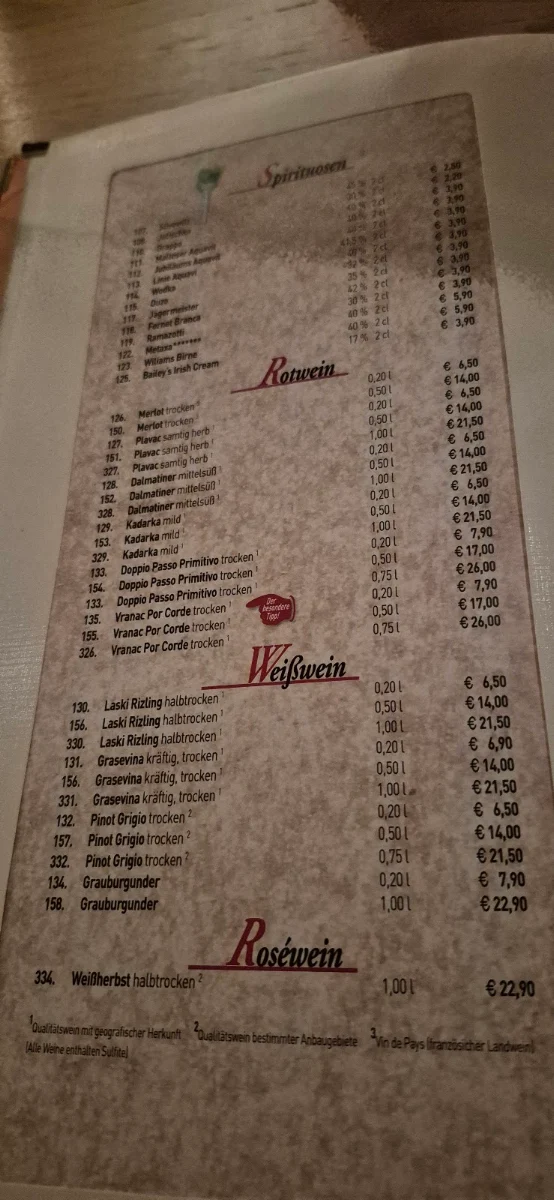 Speisekarte photo 3