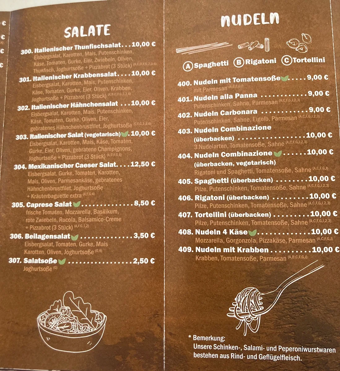 Speisekarte photo 3