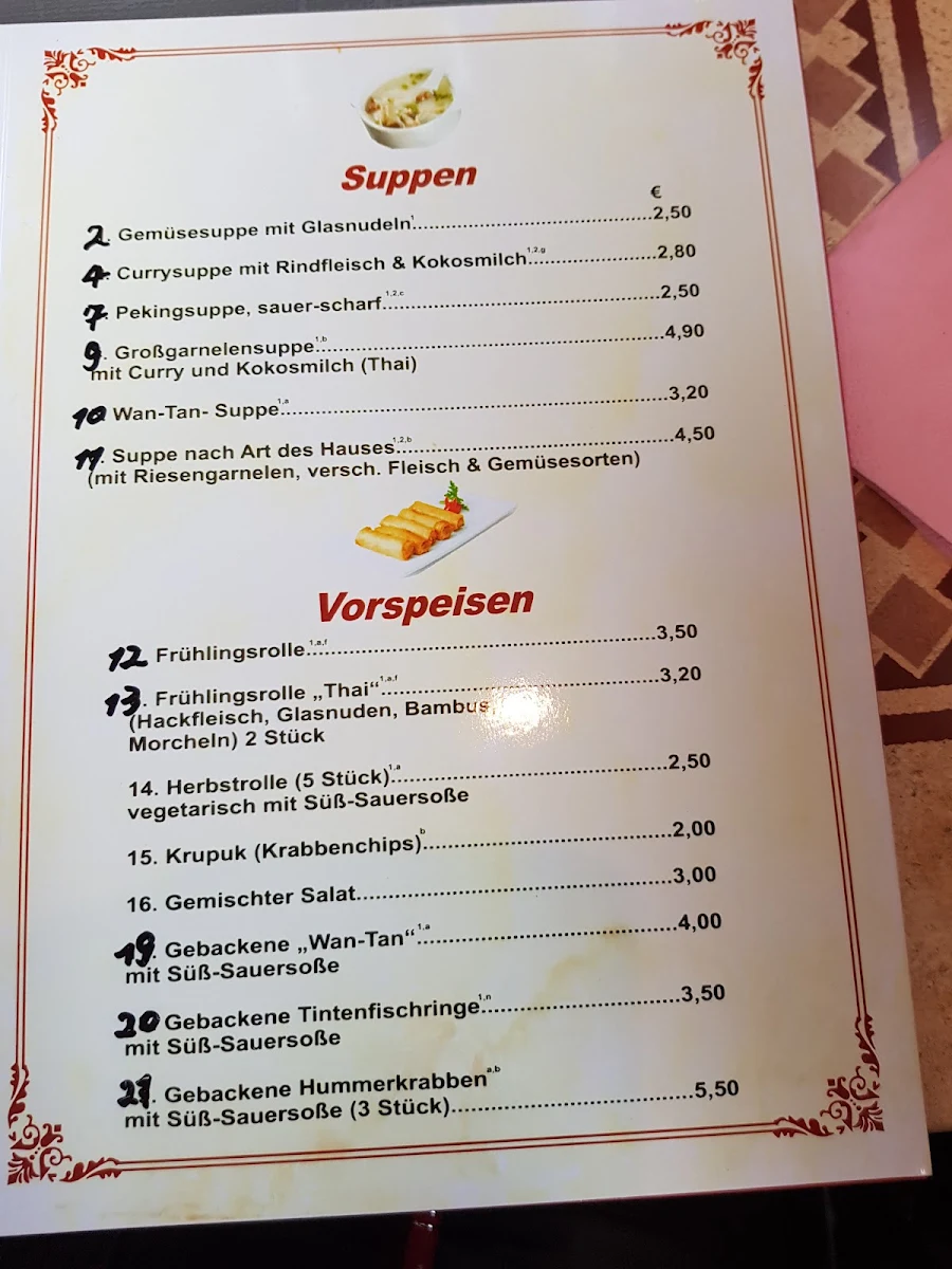 Speisekarte photo 2