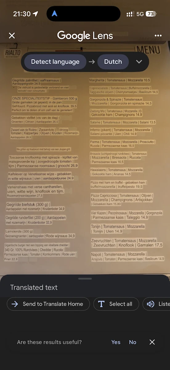 Speisekarte photo 3