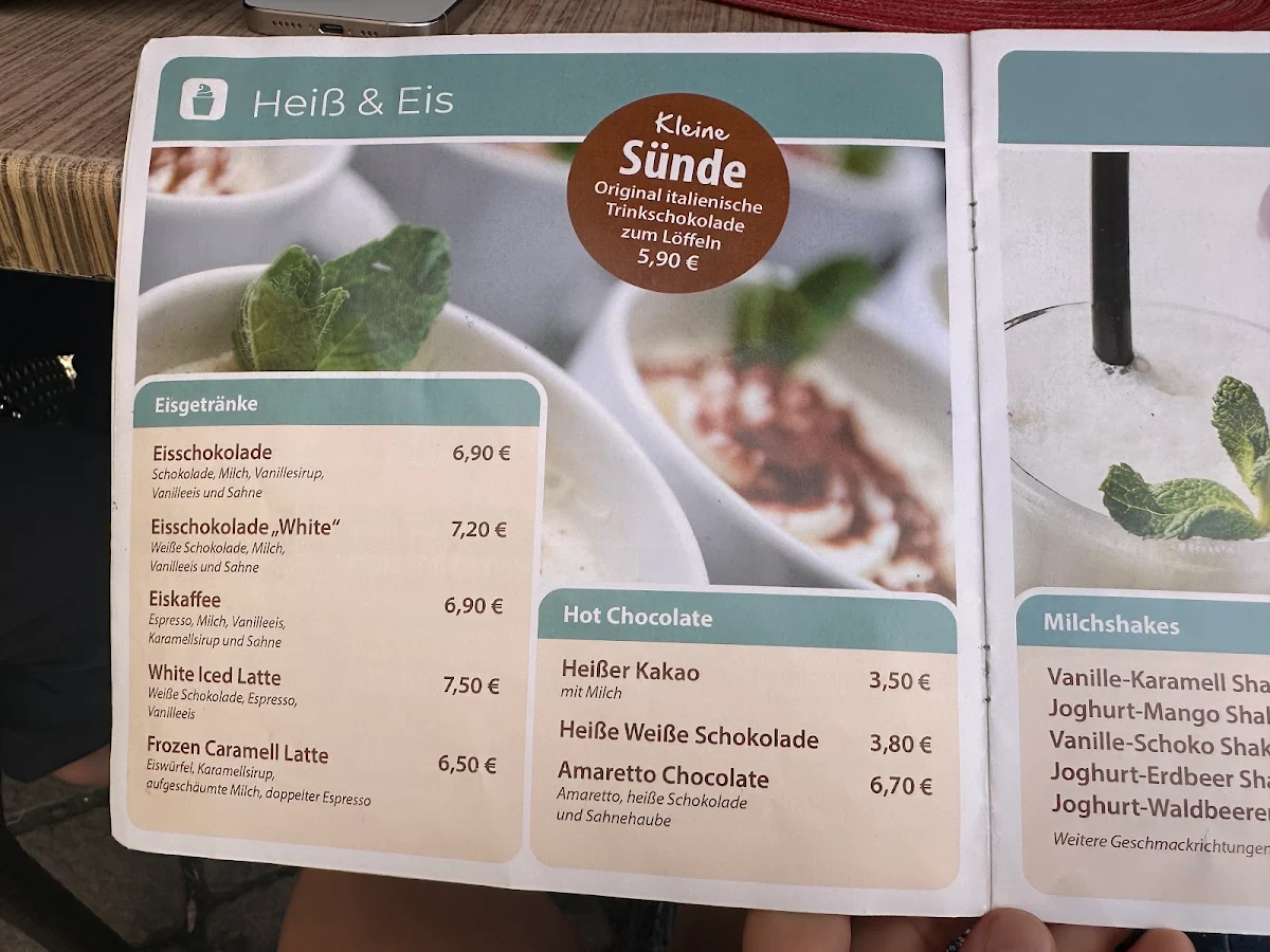 Speisekarte, Restaurant Kanitz