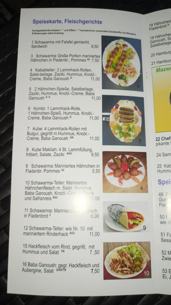 Speisekarte photo 5