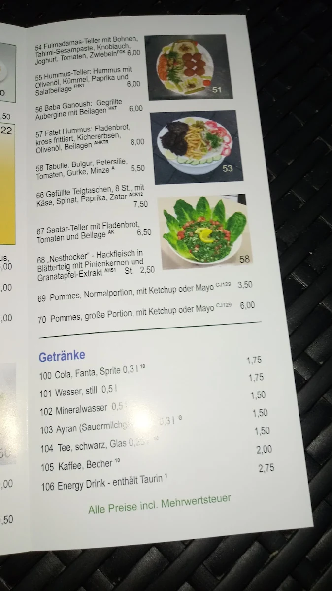 Speisekarte photo 8