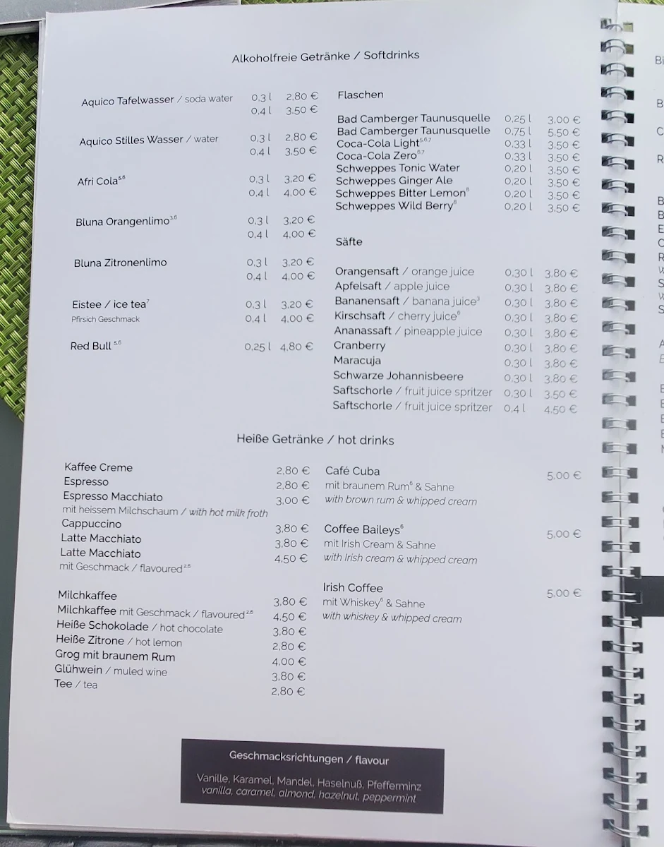 Speisekarte, Maxi Gastro GmbH
