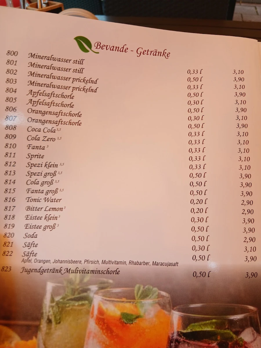 Speisekarte photo 2