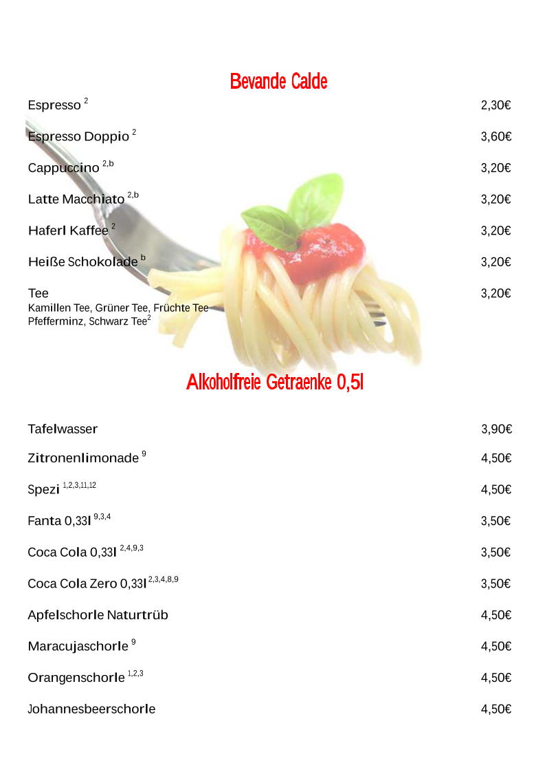 Speisekarte photo 4