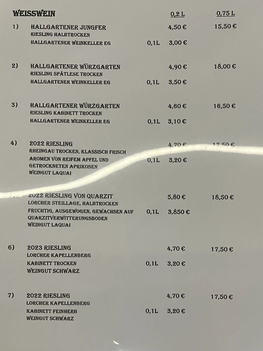 Speisekarte photo 1