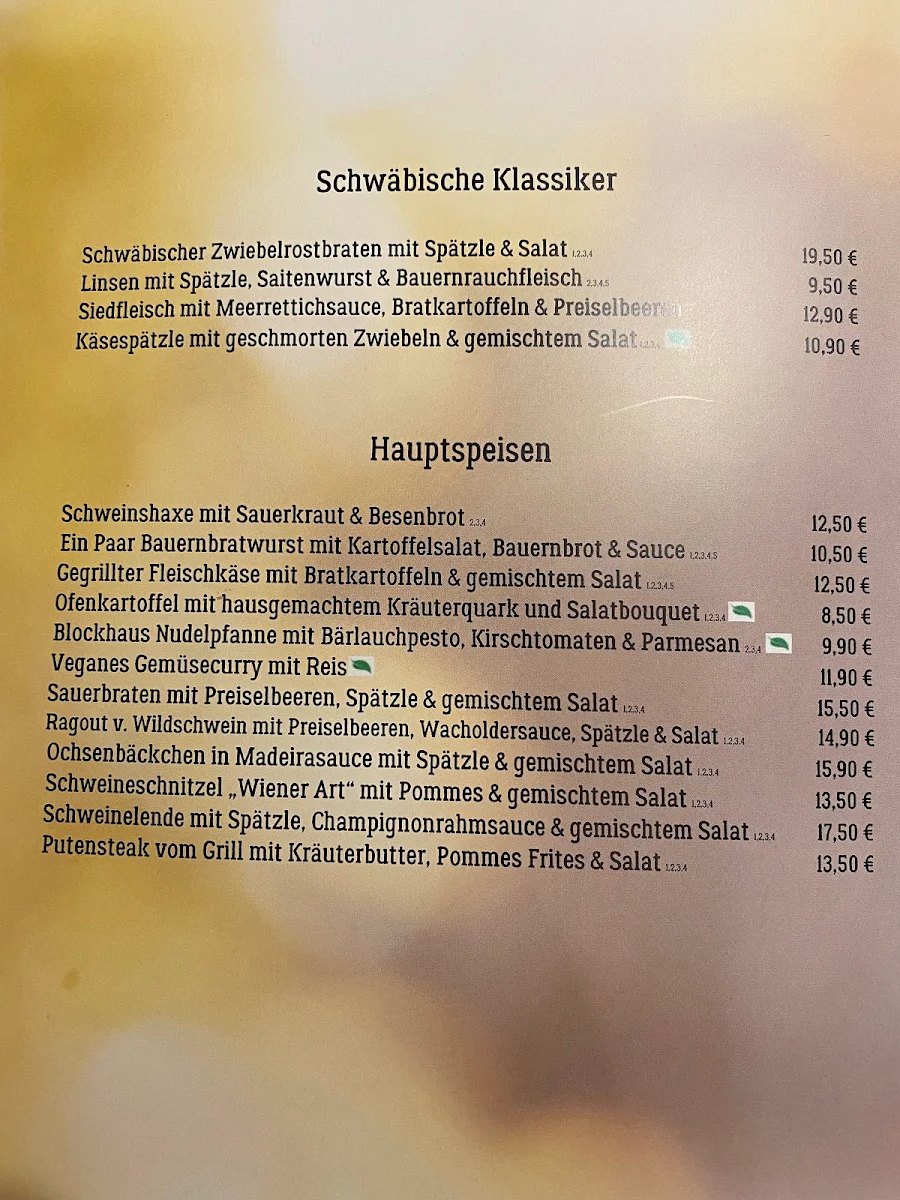 Speisekarte photo 1