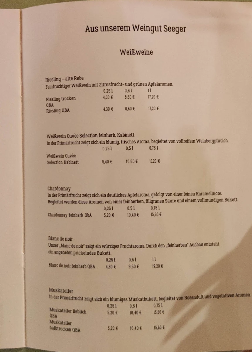Speisekarte photo 2