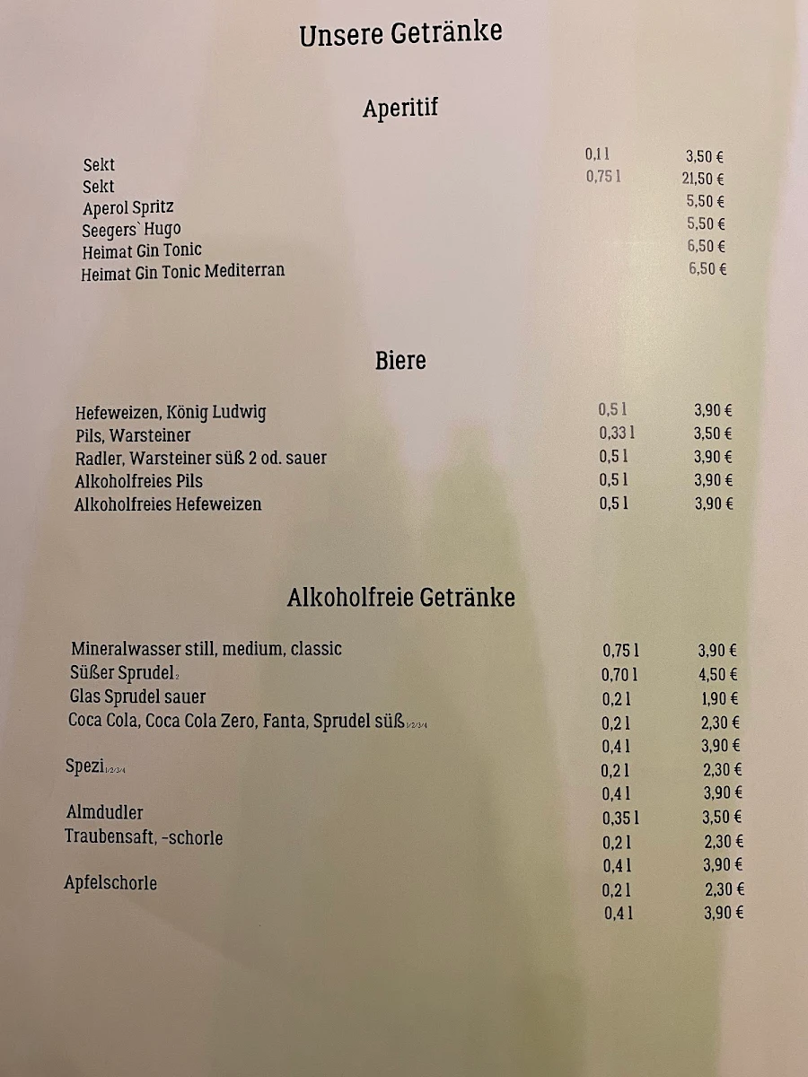 Speisekarte photo 3