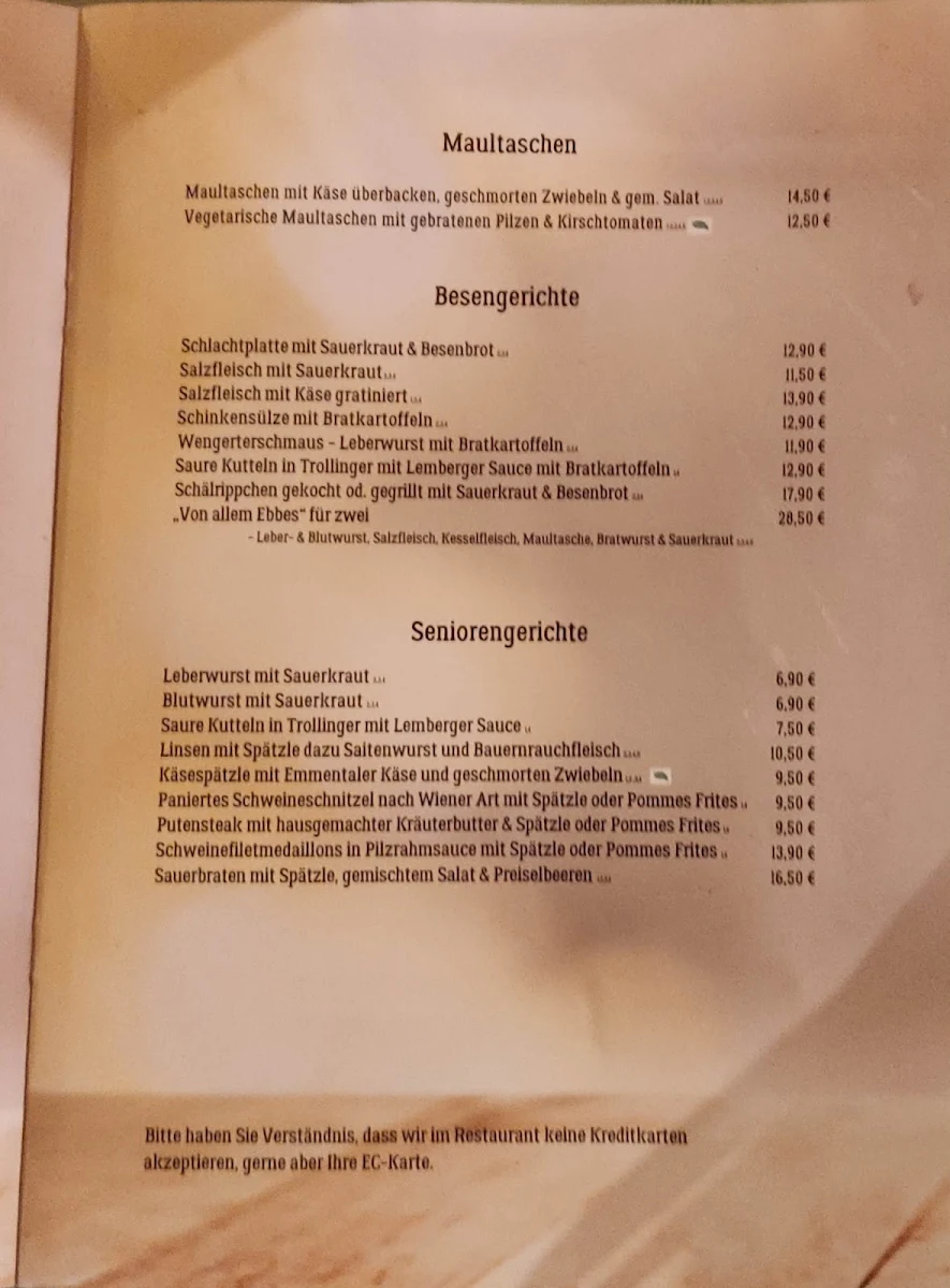 Speisekarte photo 8