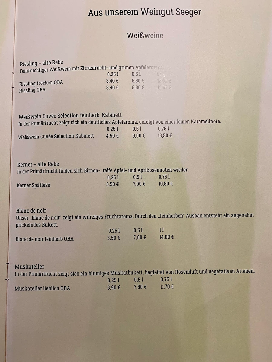 Speisekarte photo 9