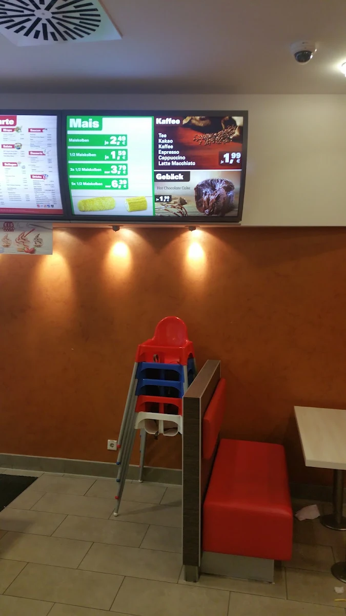 Speisekarte, Kentucky Fried Chicken