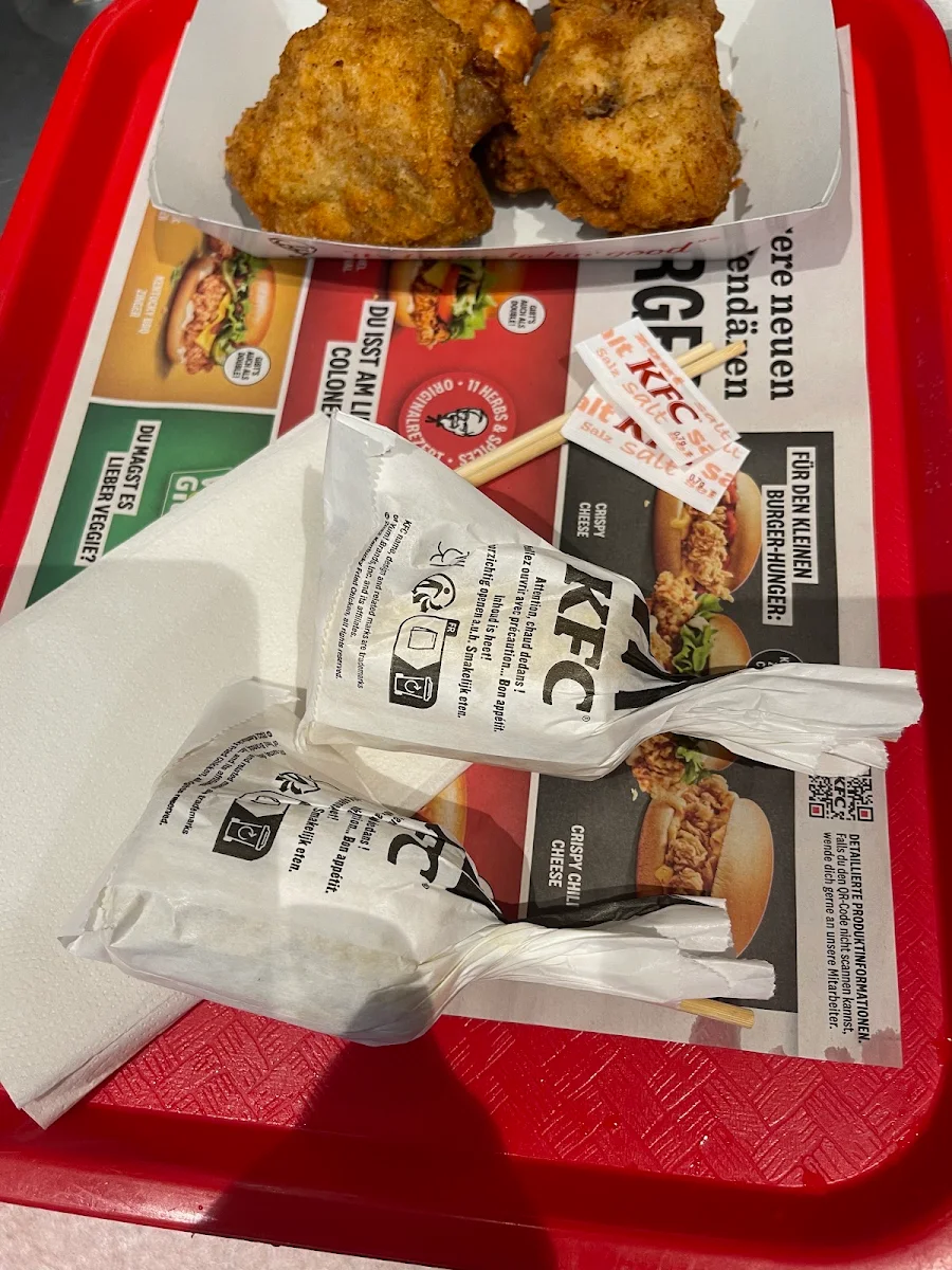 Speisekarte, Kentucky Fried Chicken