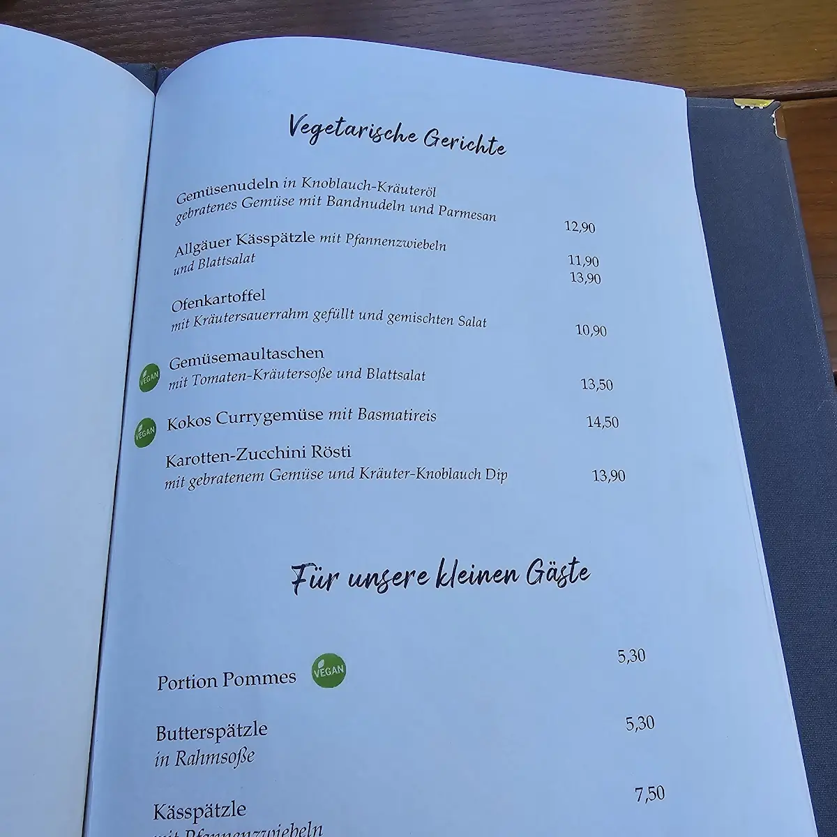 Speisekarte photo 5