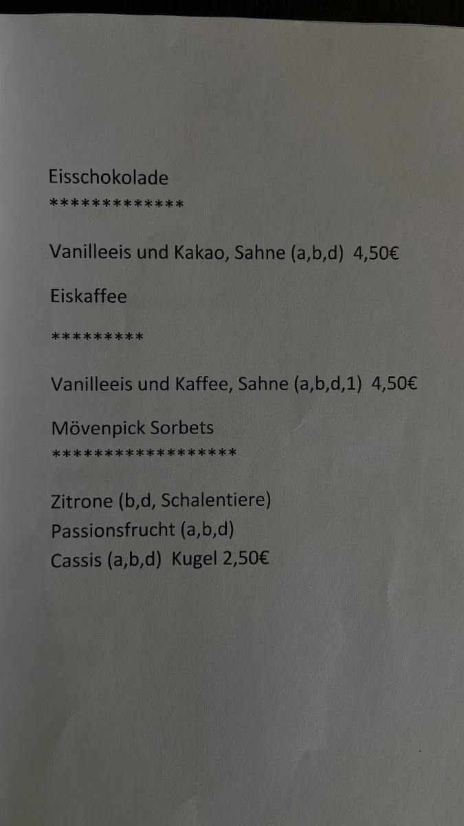 Speisekarte photo 1