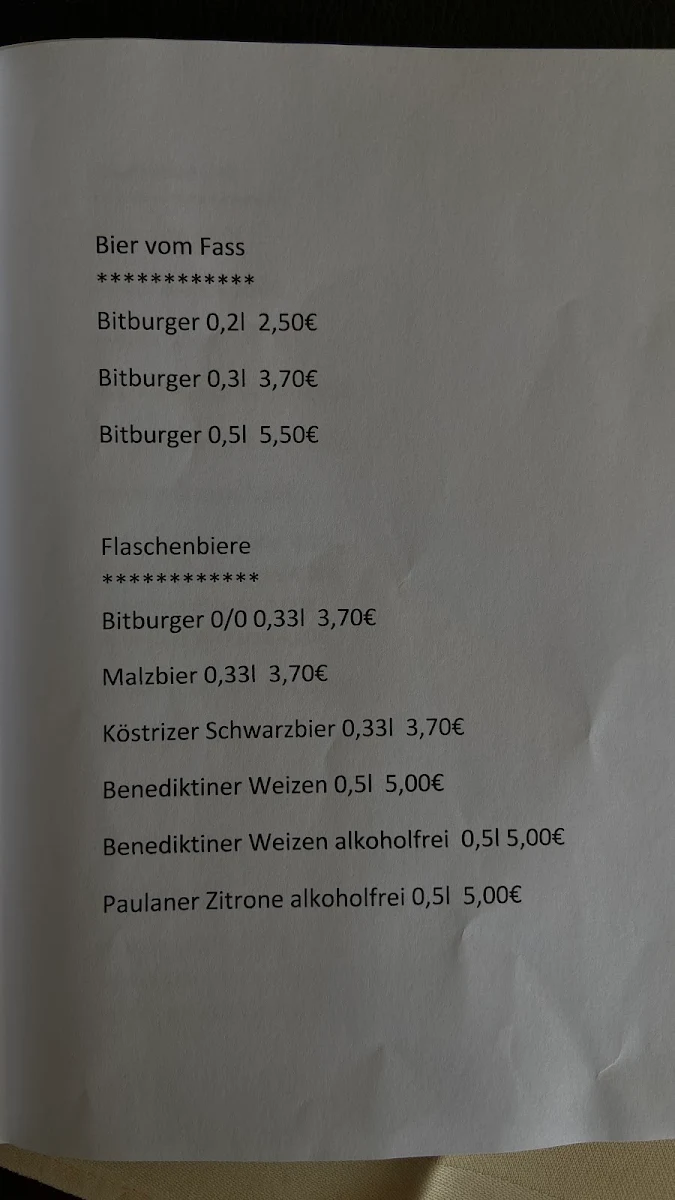 Speisekarte photo 2
