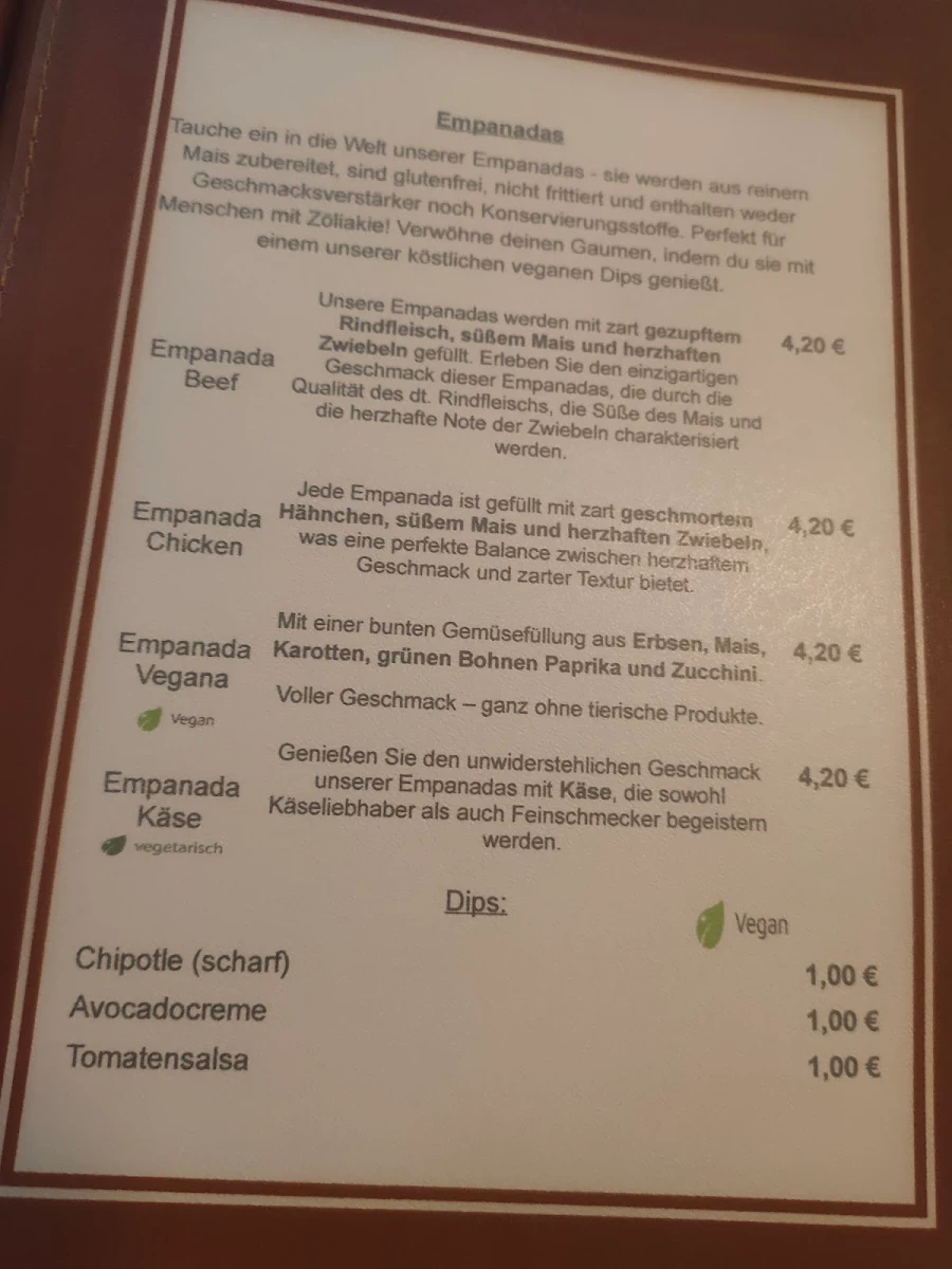 Speisekarte photo 2