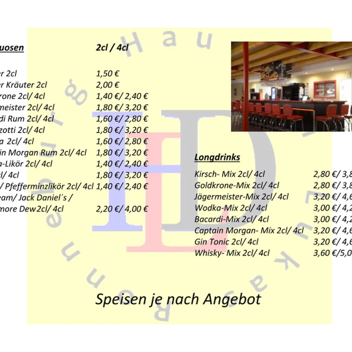 Speisekarte photo 1