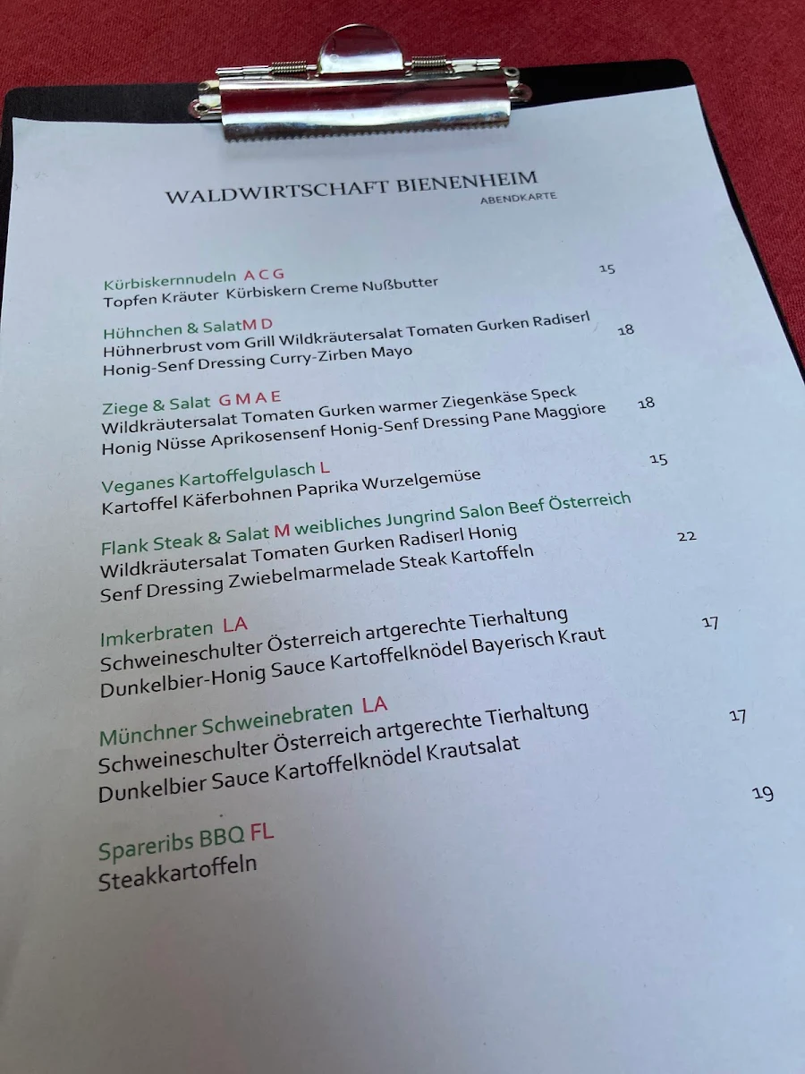 Speisekarte photo 5