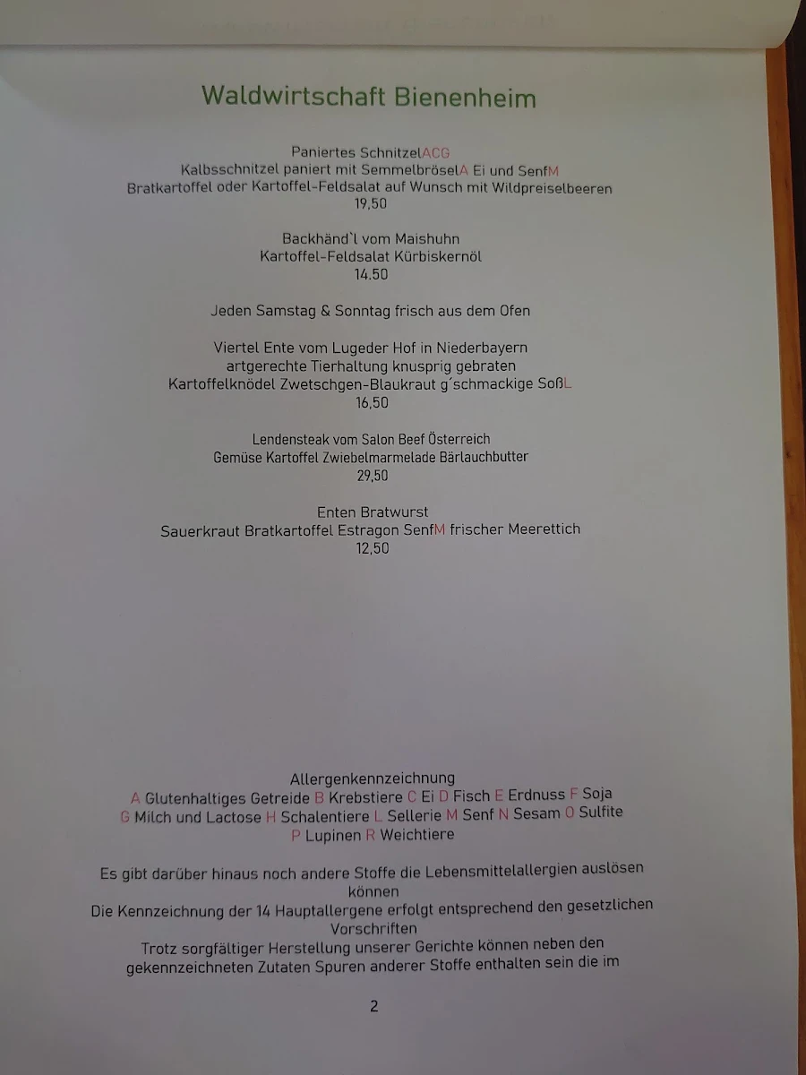 Speisekarte photo 7