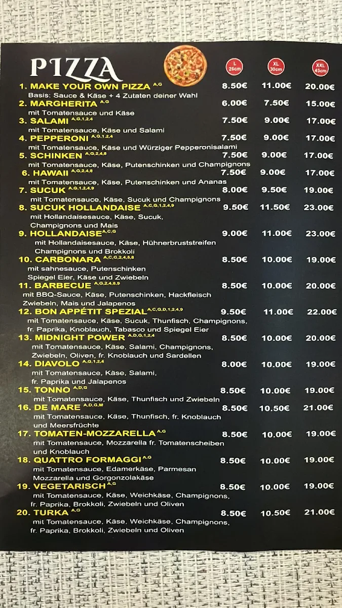 Speisekarte photo 1