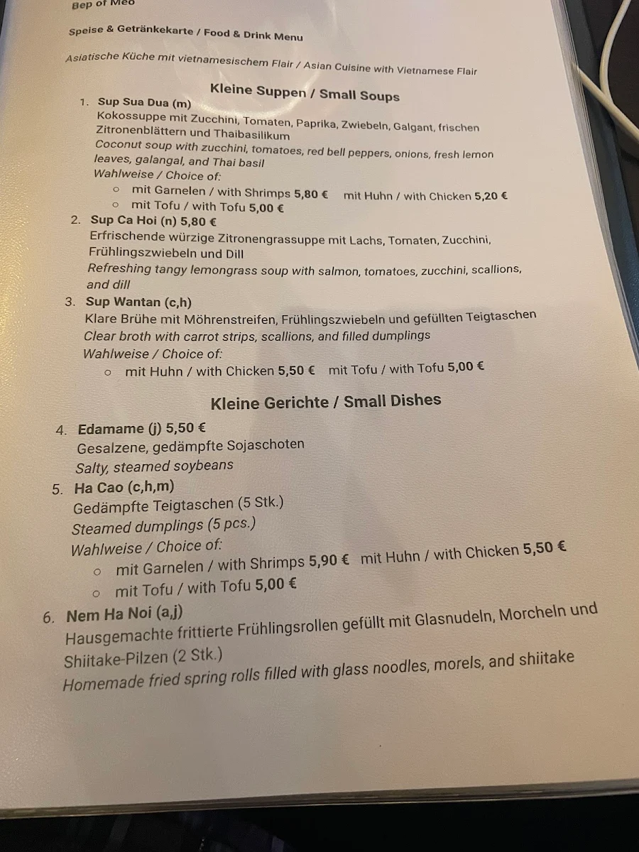 Speisekarte photo 5