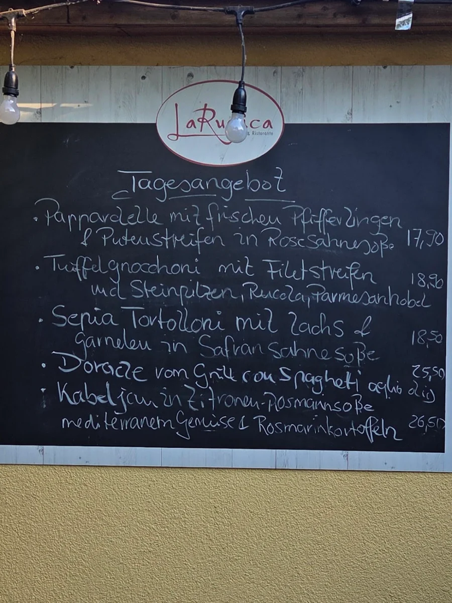 Speisekarte, La Rustica Pizzeria & Ristorante - Giampiero Pelli