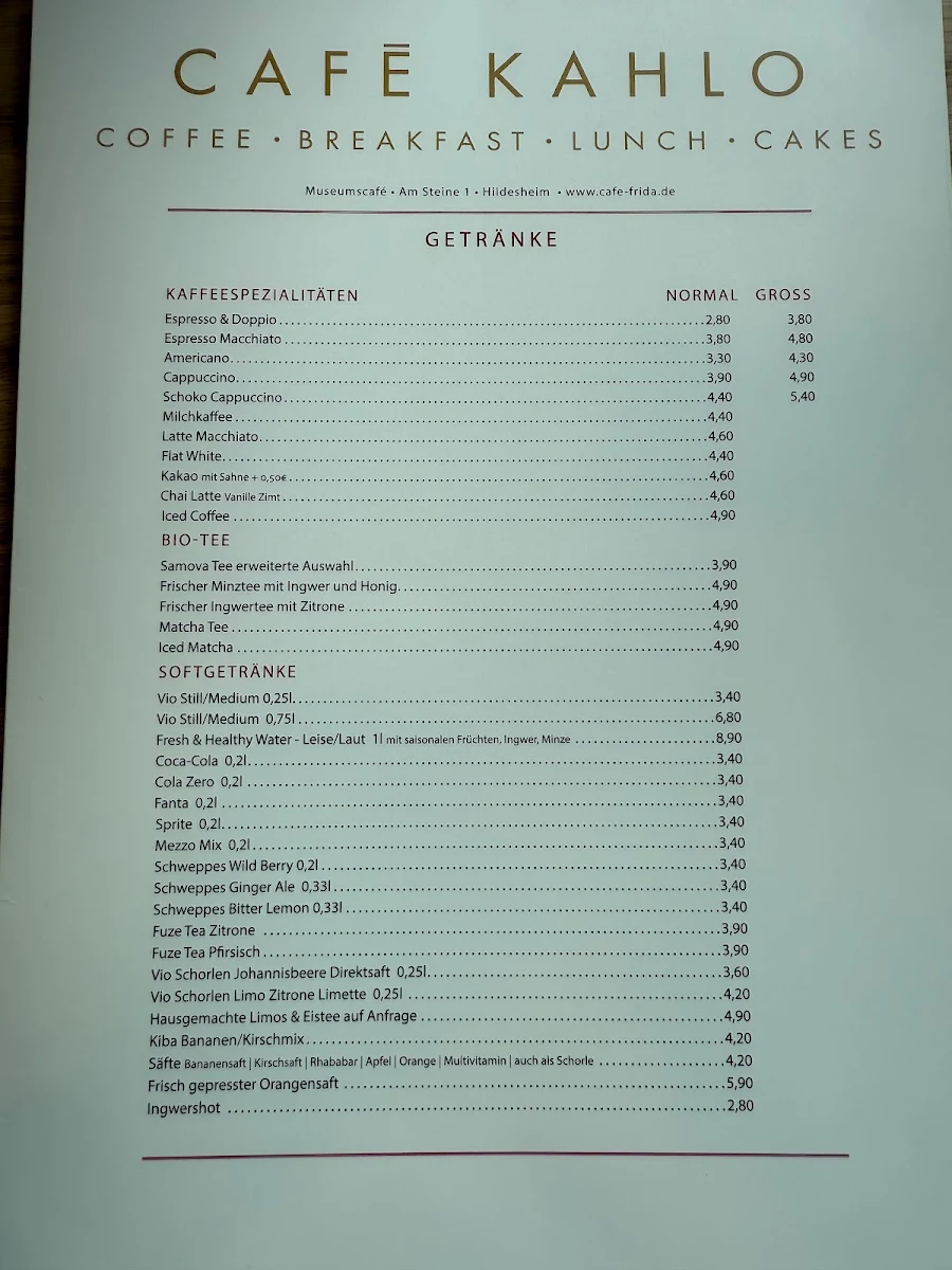 Speisekarte photo 1