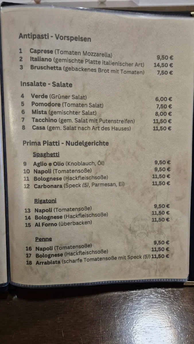 Speisekarte photo 4
